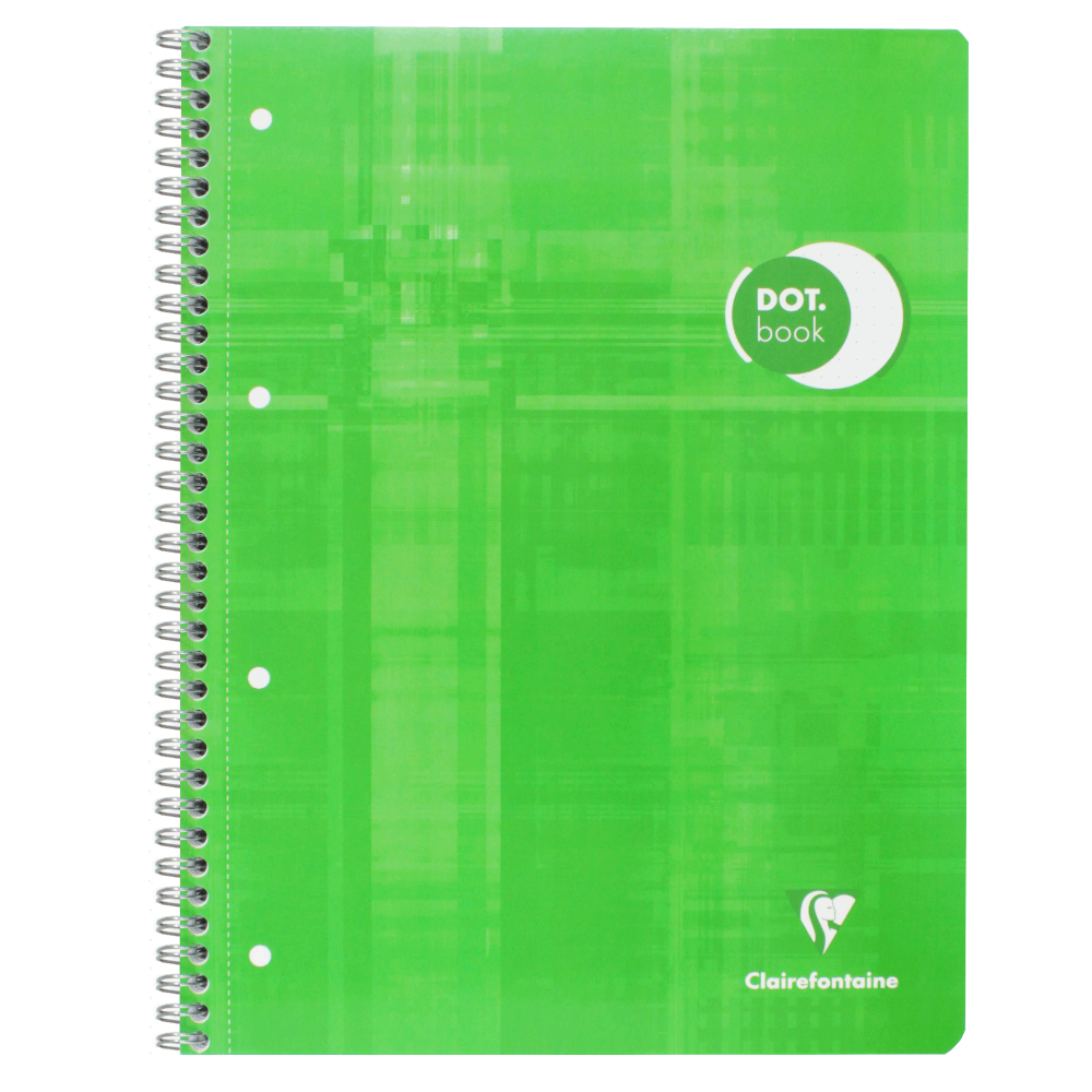 Caderno Pontilhado Dot Book Clairefontaine A4+ Verde